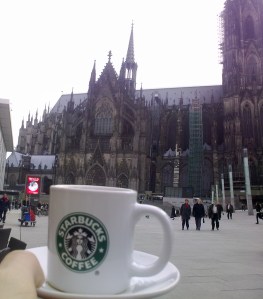 Starbucks coffee at Köln Dolm
