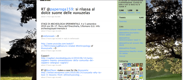 Twitter, micro-blogging, sharing