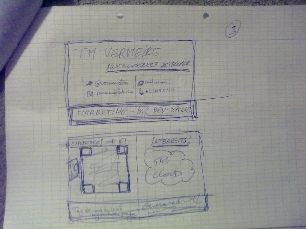 Business card - design phase 3